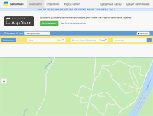 Tablet Screenshot of dolina.bankomap.com.ua
